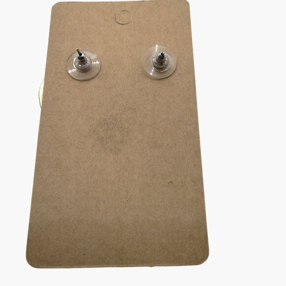 Turquoise Faux Pearl Beaded Dangle Earrings - Picture 5 of 5